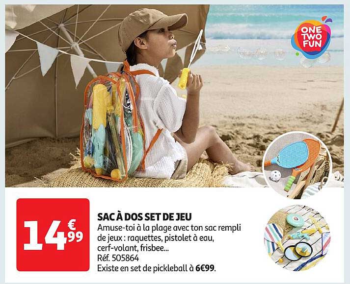 SAC À DOS SET DE JEU