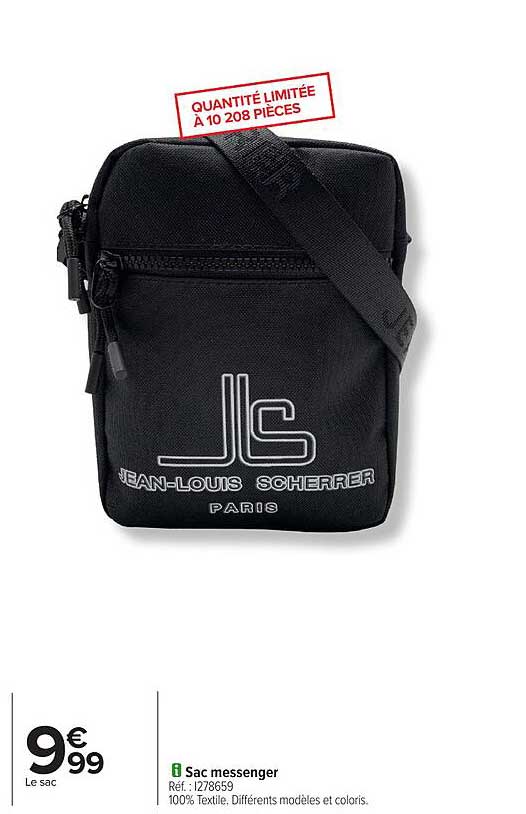 Sac messenger Jean-Louis Scherrer