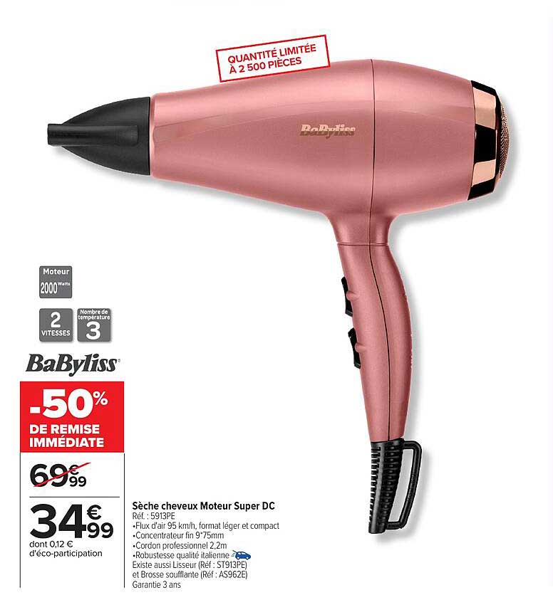Sèche cheveux Moteur Super DC