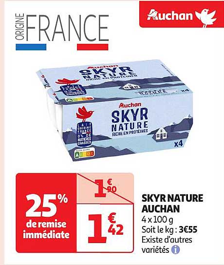 SKYR NATURE AUCHAN