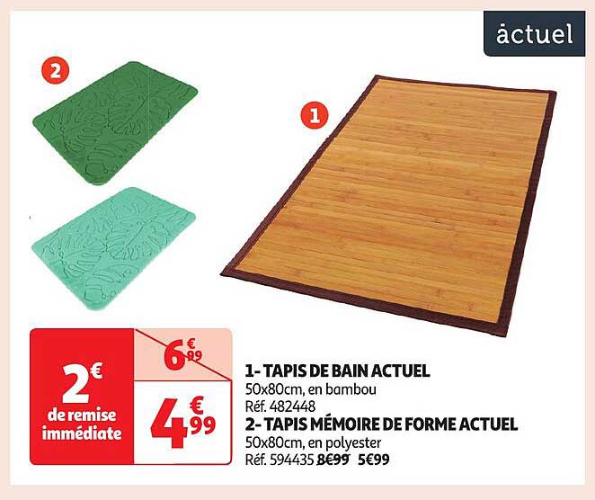 TAPIS DE BAIN ACTUEL