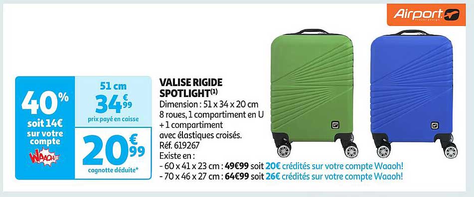 VALISE RIGIDE SPOTLIGHT