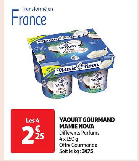 YAOURT GOURMAND MAMIE NOVA