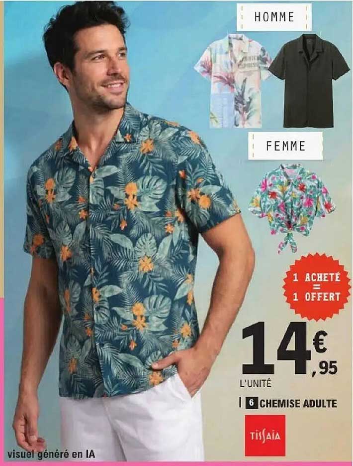 1 ACHETÉ 1 OFFERT