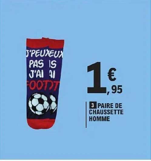 3 PAIRE DE CHAUSSETTE HOMME