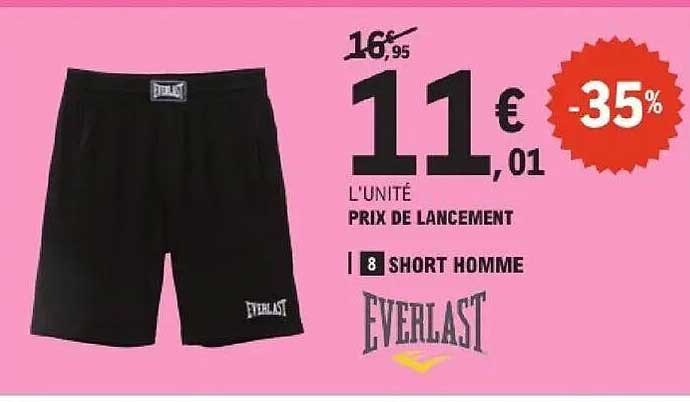 8 SHORT HOMME EVERLAST