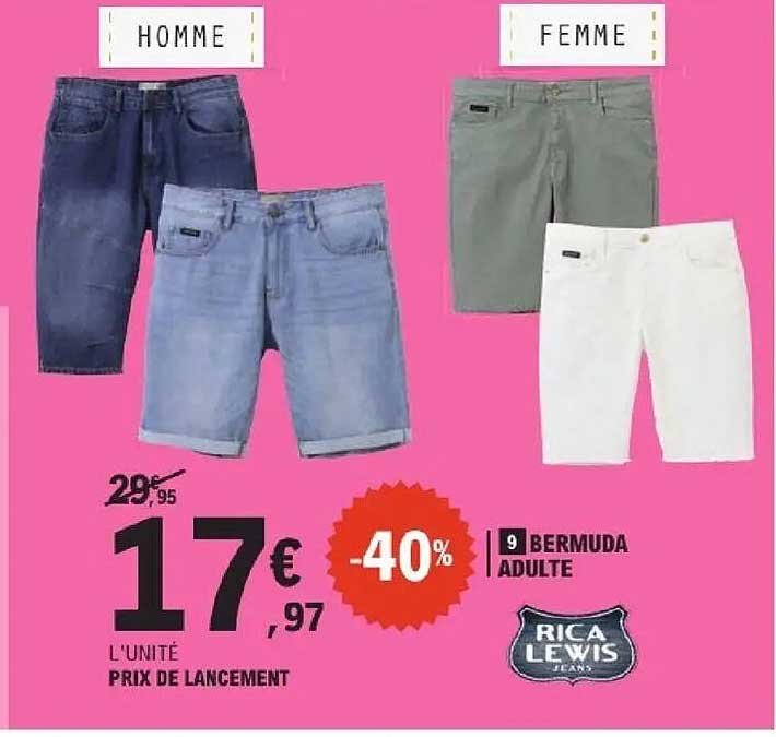 9 BERMUDA ADULTE