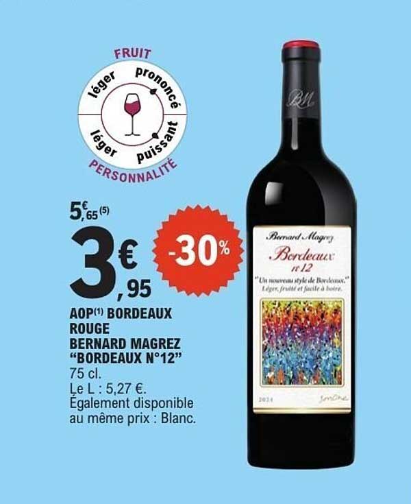 AOP BORDEAUX ROUGE BERNARD MAGREZ “BORDEAUX N°12”