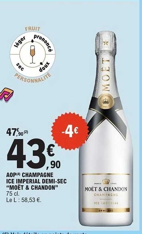 AOP(*) CHAMPAGNE ICE IMPERIAL DEMI-SEC “MOËT & CHANDON”