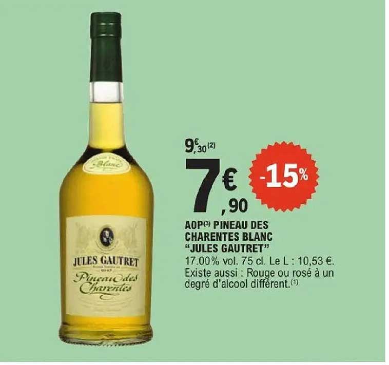 AOP PINEAU DES CHARENTES BLANC "JULES GAUTRET"