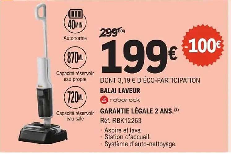 BALAI LAVEUR roborock