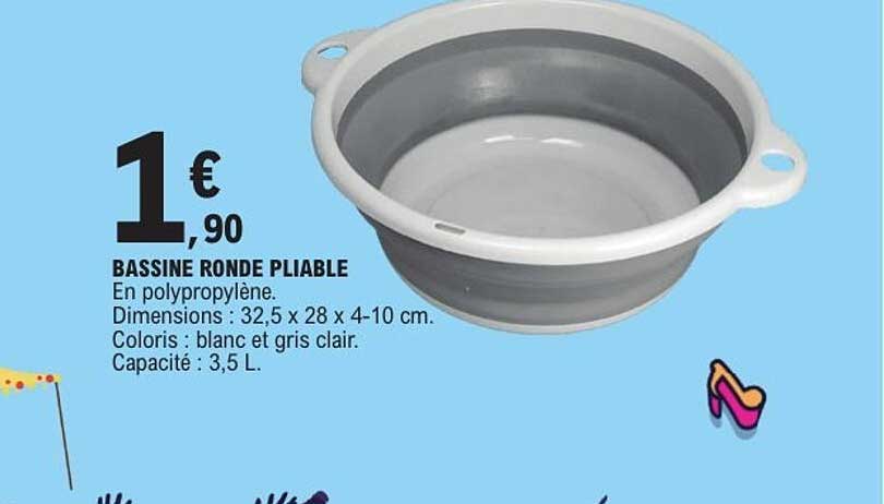 BASSINE RONDE PLIABLE