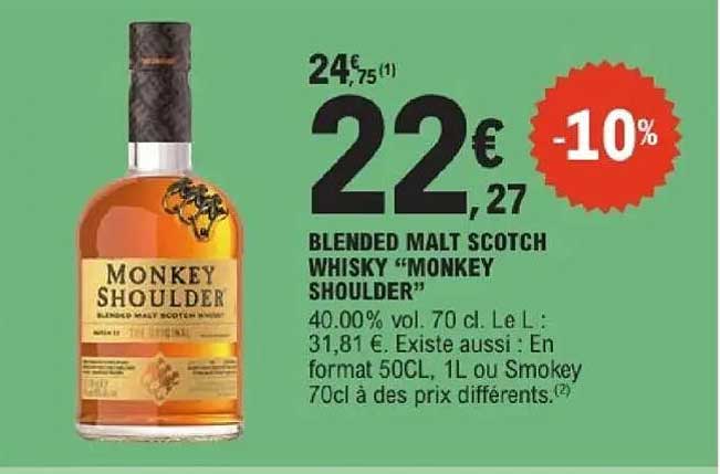 BLENDED MALT SCOTCH WHISKY "MONKEY SHOULDER"