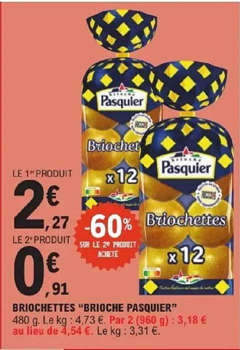 BRIOCHETTES “BRIOCHE PASQUIER”