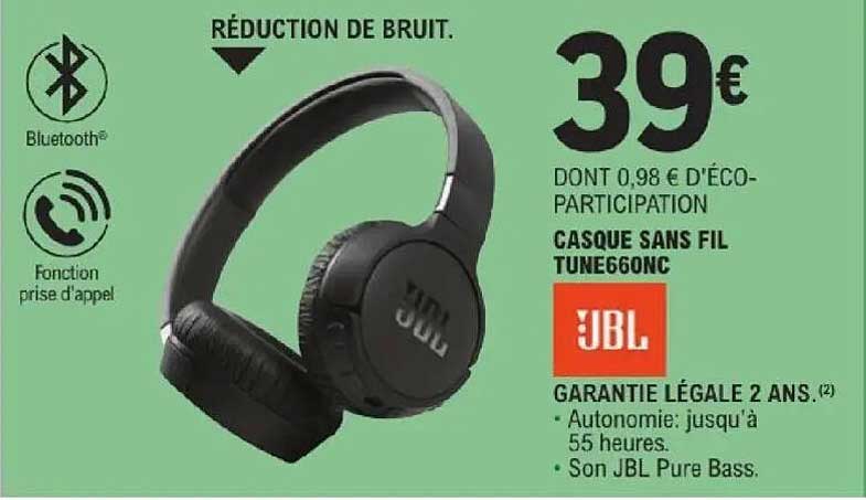CASQUE SANS FIL TUNE660NC