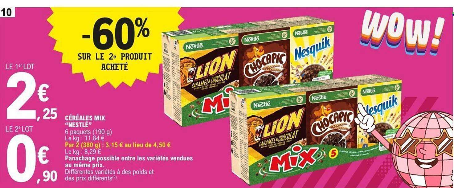 CÉRÉALES MIX "NESTLÉ"