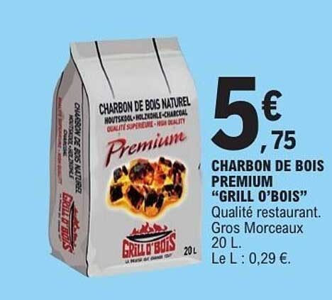CHARBON DE BOIS PREMIUM “GRILL’D’BOIS”