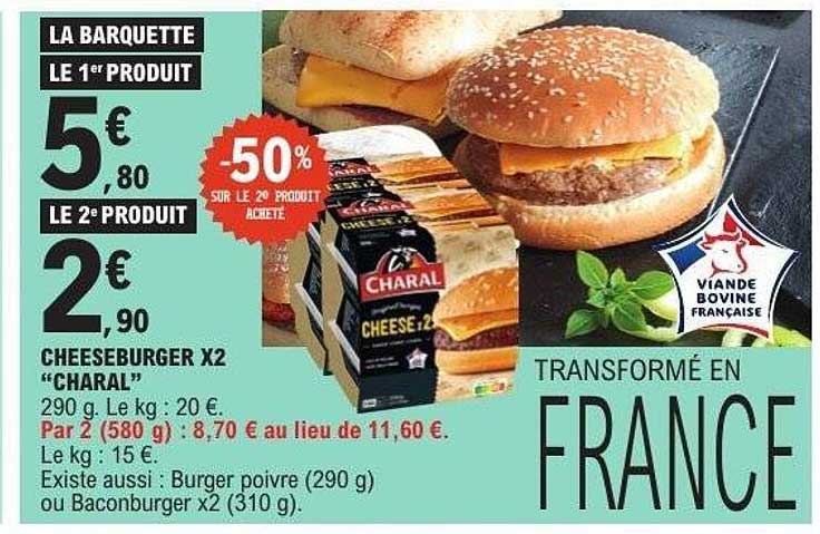 CHEESEBURGER X2 “CHARAL”