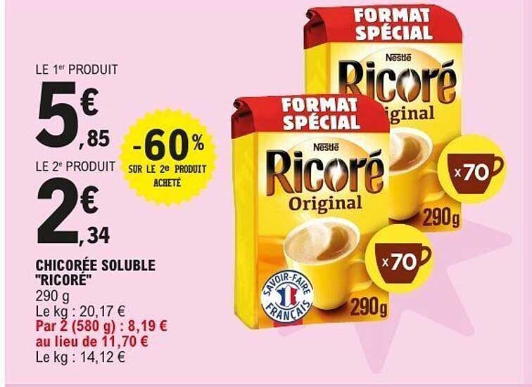 CHICORÉE SOLUBLE "RICORÉ"