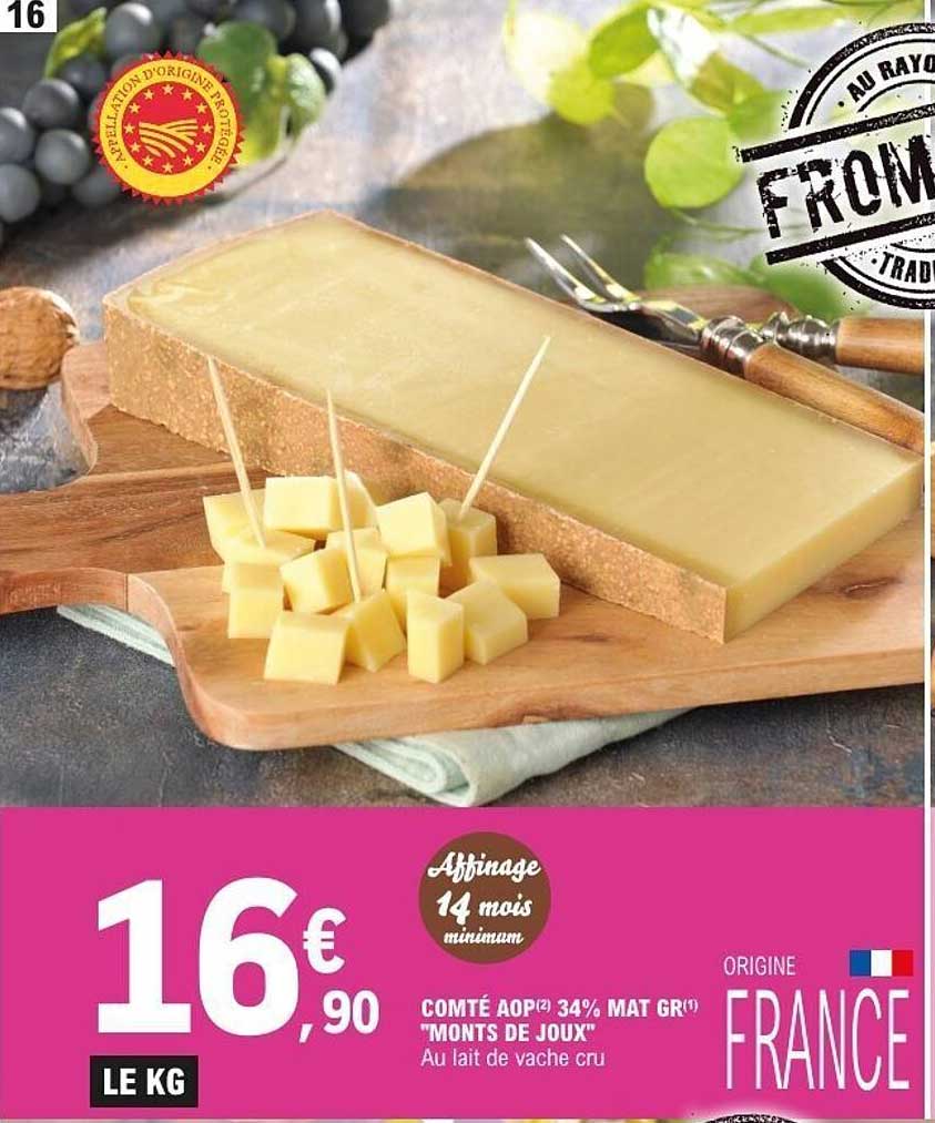 COMTÉ AOP(2) 34% MAT GR(1) "MONTS DE JOUX"