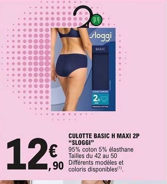 CULOTTE BASIC H MAXI 2P "SLOGGI"