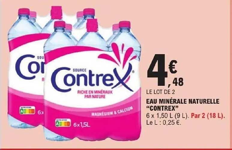 EAU MINÉRALE NATURELLE “CONTREX”