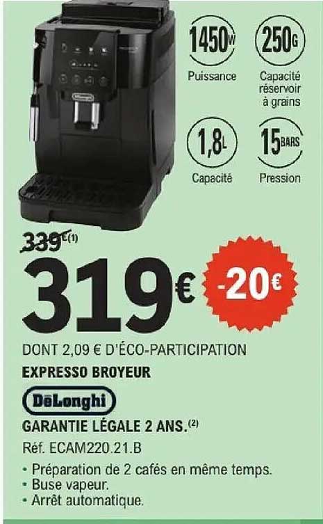 EXPRESSO BROYEUR DeLonghi