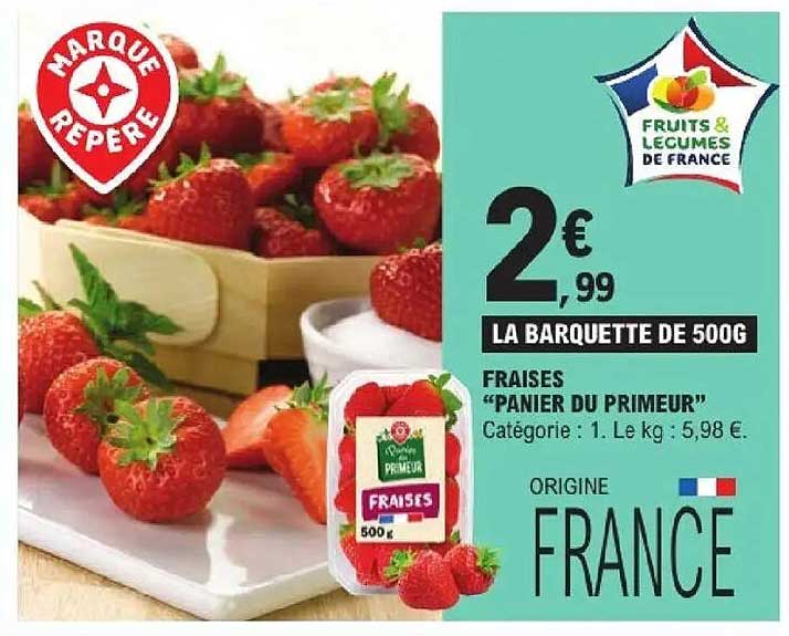 FRAISES “PANIER DU PRIMEUR”