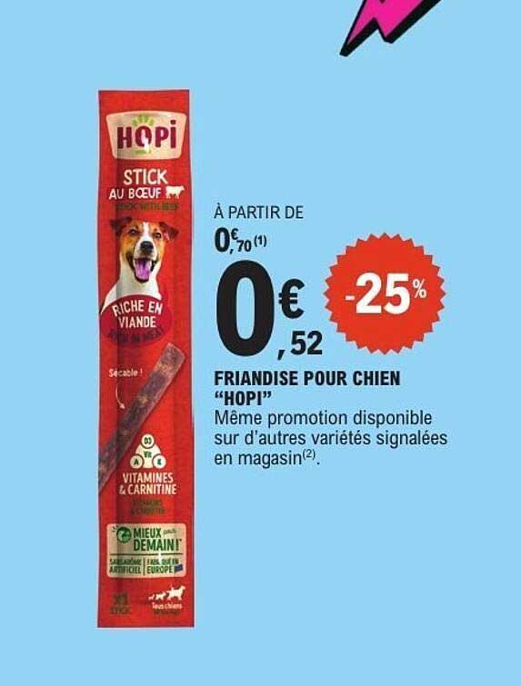 FRIANDISE POUR CHIEN “HOPI”