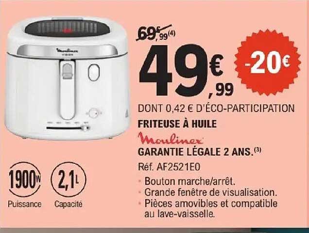 FRITEUSE A HUILE Moulinex