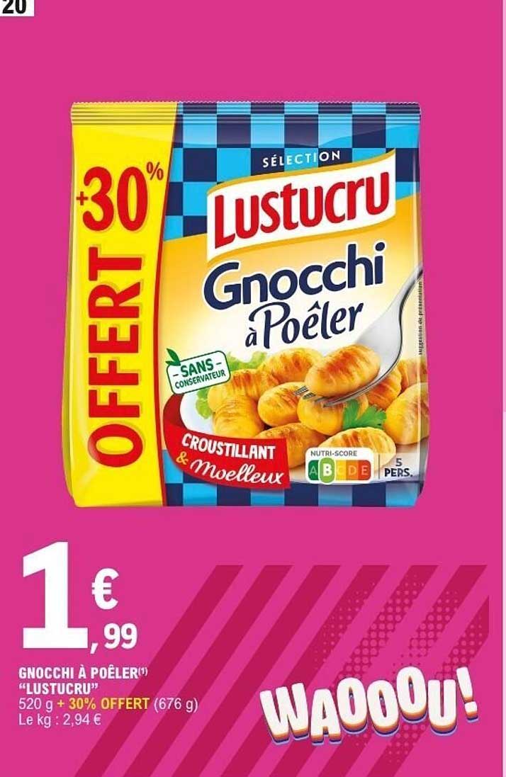 GNOCCHI À POÊLER "LUSTUCRU"