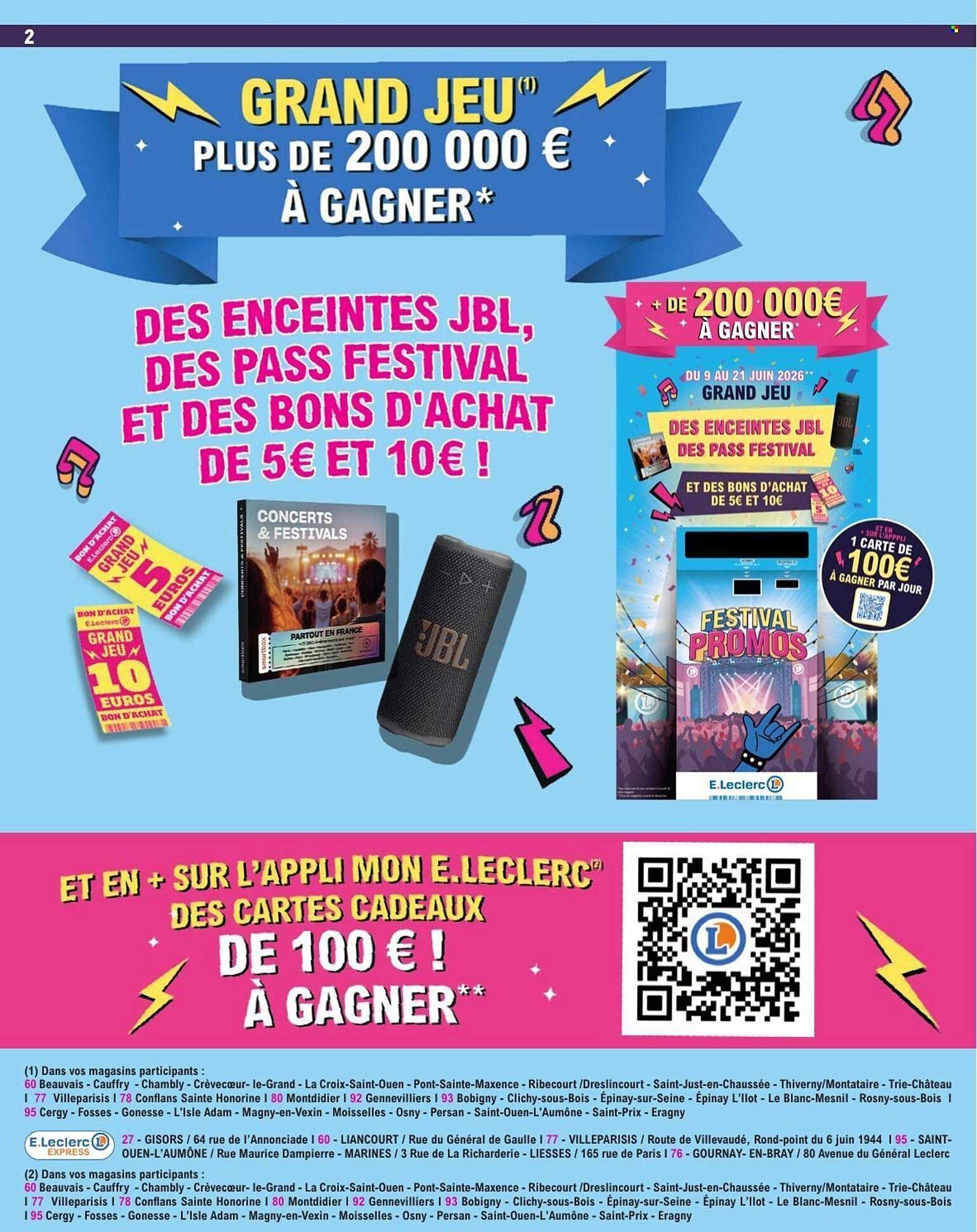 GRAND JEU PLUS DE 200 000 € À GAGNER