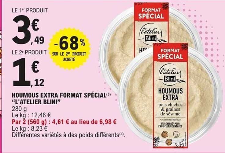 HOUmous EXTRA FORMAT SPÉCIAL “L'ATELIER BLINI”