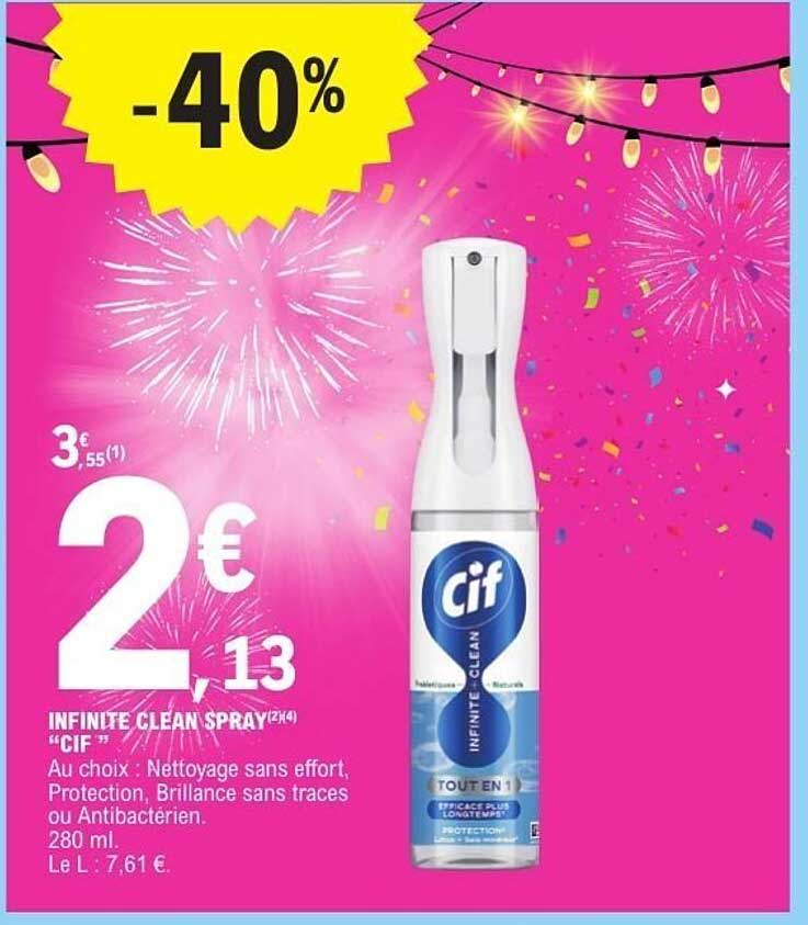 INFINITE CLEAN SPRAY (2) (4) “CIF”