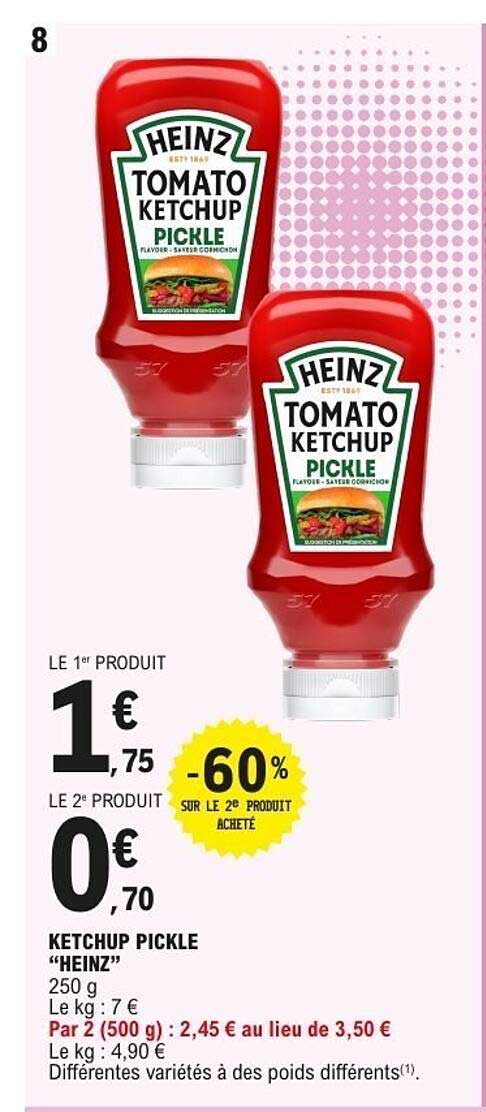 Ketchup Pickle “Heinz”