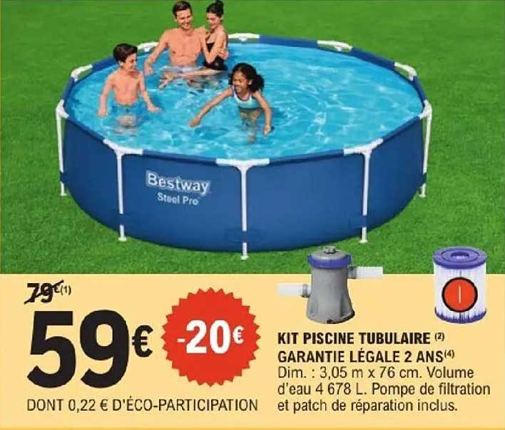 KIT PISCINE TUBULAIRE