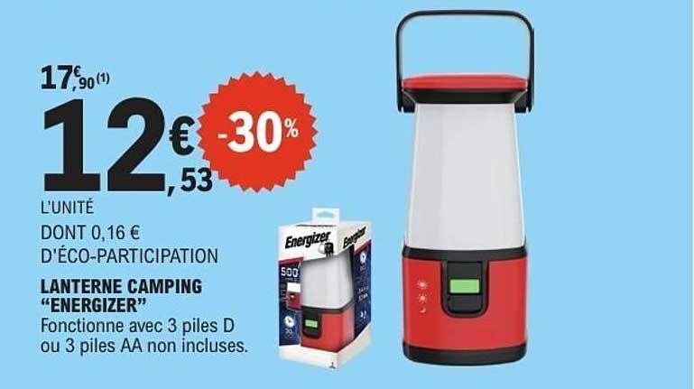 LANTERNE CAMPING "ENERGIZER"