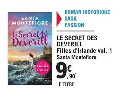 LE SECRET DES DEVERILL Filles d'Irlande vol. 1 Santa Montefiore