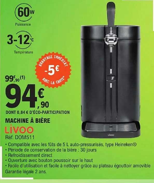 MACHINE À BIÈRE LIVOO