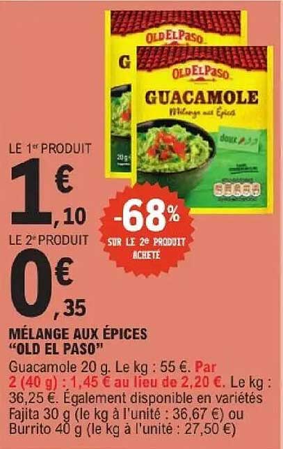 MÉLANGE AUX ÉPICES “OLD EL PASO”