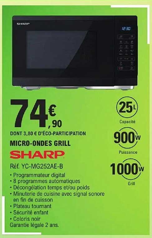 MICRO-ONDES GRILL SHARP