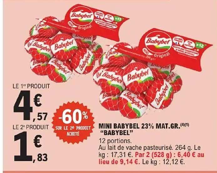 MINI BABYBEL 23% MAT.GR. "BABYBEL"