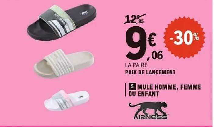 MULE HOMME, FEMME OU ENFANT AIRNESS