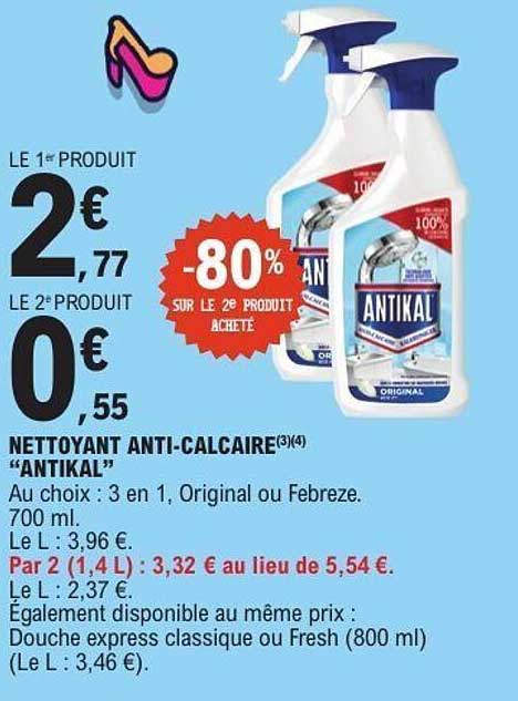 NETTOYANT ANTI-CALCAIRE “ANTIKAL”