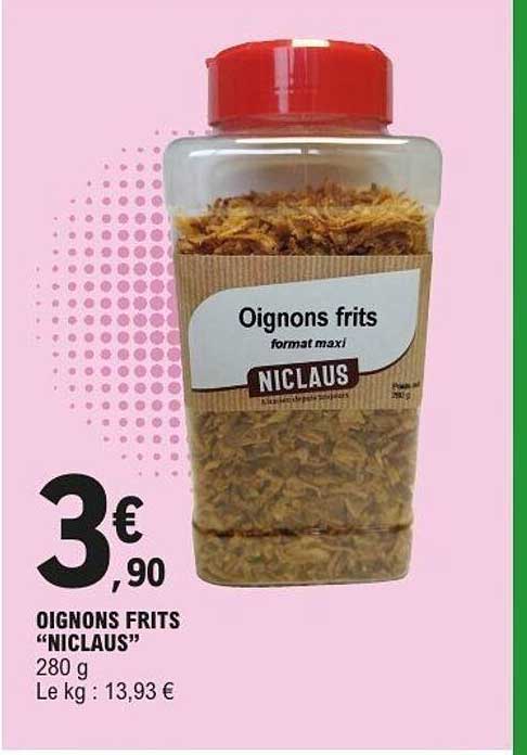 Oignons frits “Niclaus”