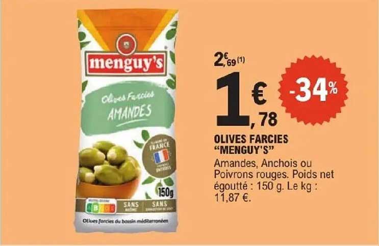 OLIVES FARCIES “MENGUY’S”