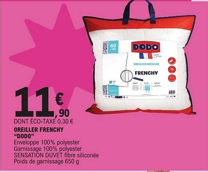 OREILLER FRENCHY "DODO"
