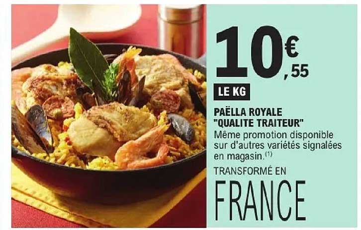 PAËLLA ROYALE "QUALITE TRAITEUR"