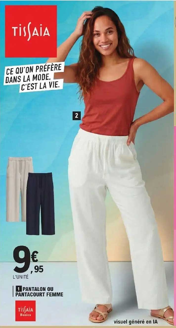 PANTALON OU PANTACOURT FEMME