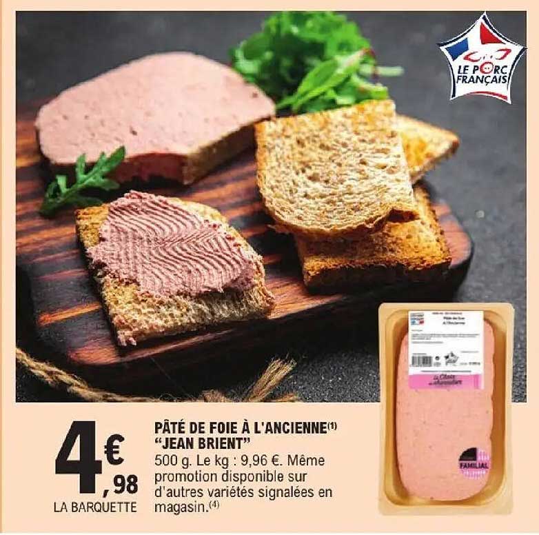 PÂTÉ DE FOIE À L'ANCIENNE(4) “JEAN BRIENT”